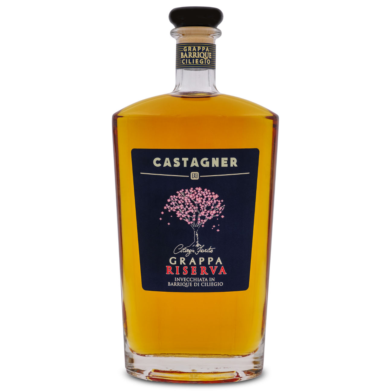 Flasche Castagner Barrique di Ciliegio Grappa Riserva 37,5 % vol. 0,7l