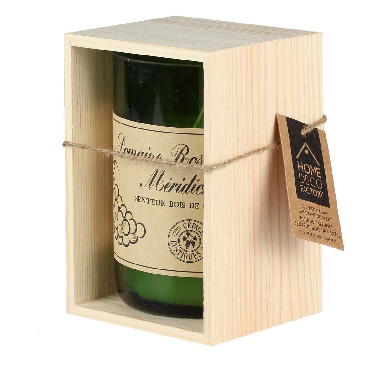 Home Deco Factory "Rosé" oder "Chateau" Duftkerze - Sandelholz