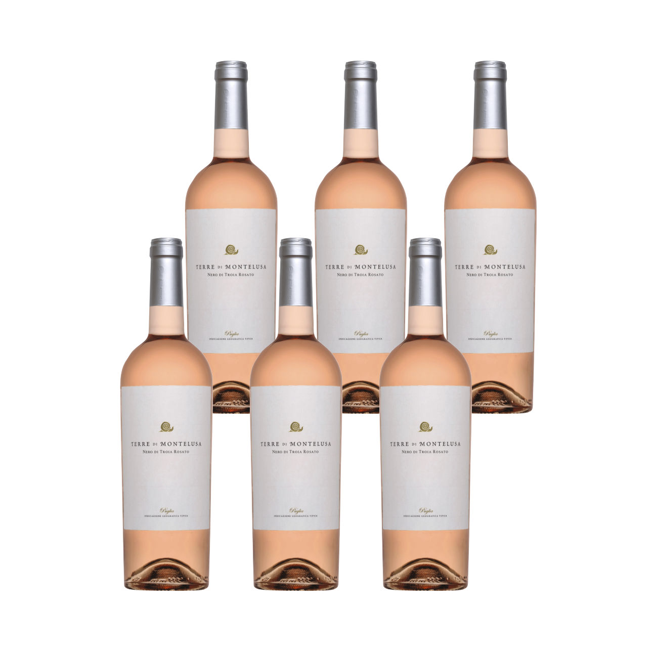 Terre di Montelusa Nero di Troia Rosato Puglia IGT Roséwein 12,5% vol. 0,75l