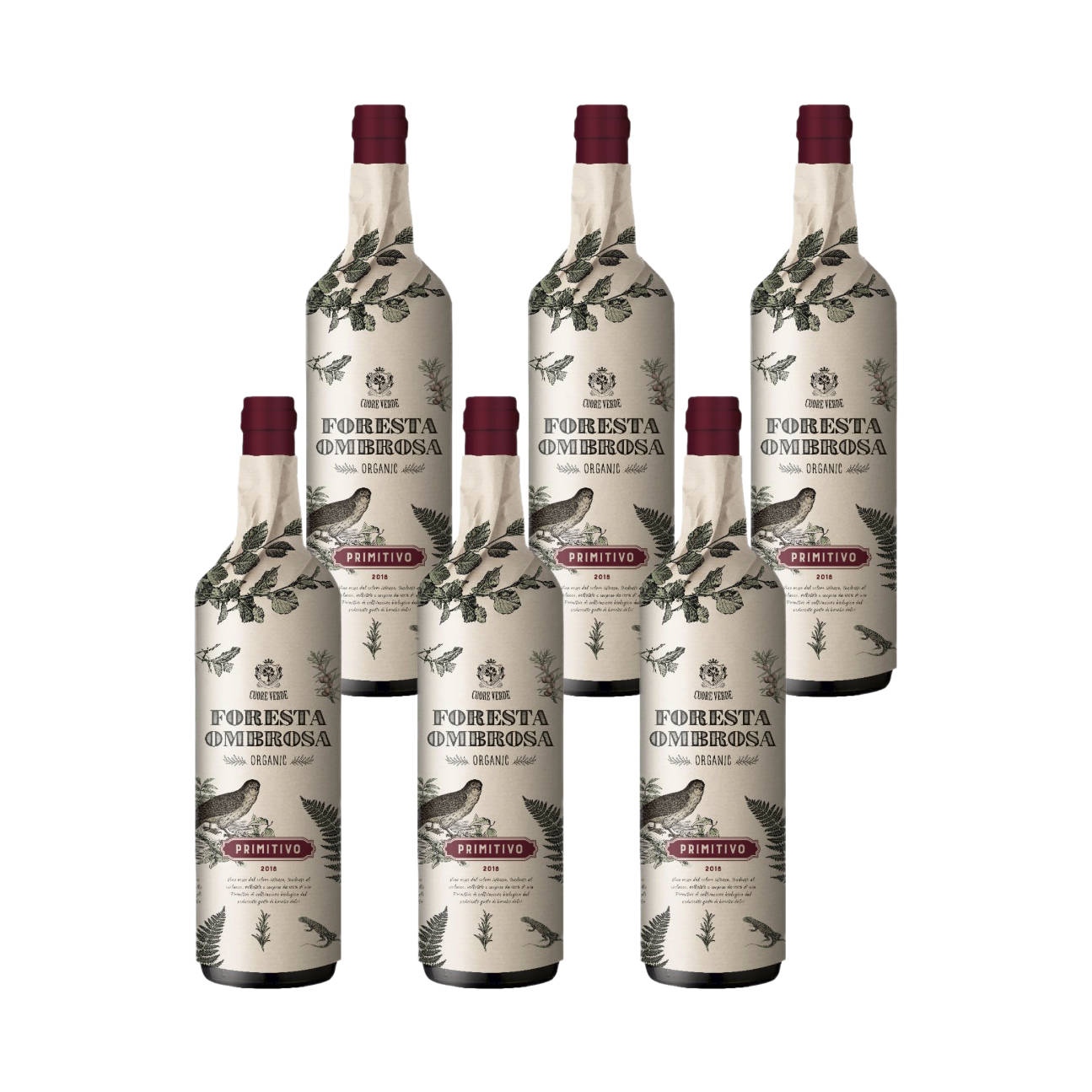 Cuore Verde Foresta Ombrosa Puglia IGT Rot 0,75l