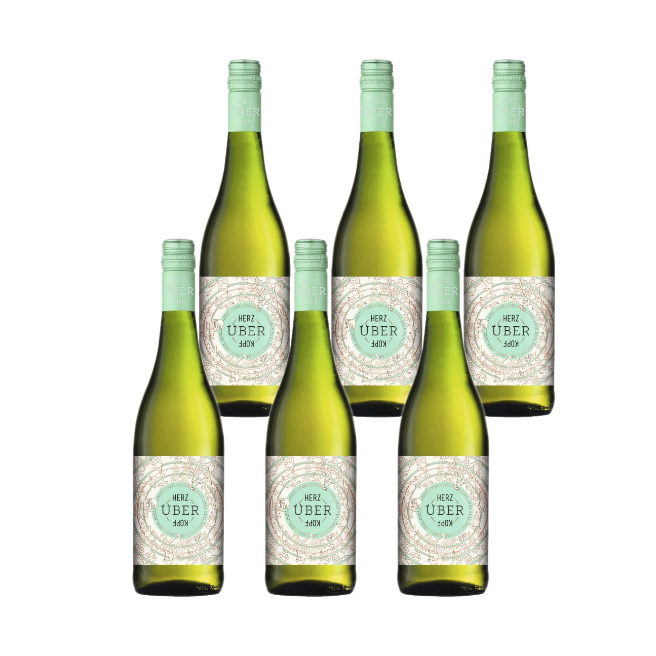 Weingut Ambs Herz über Kopf QbA Weiß trocken 0,75l