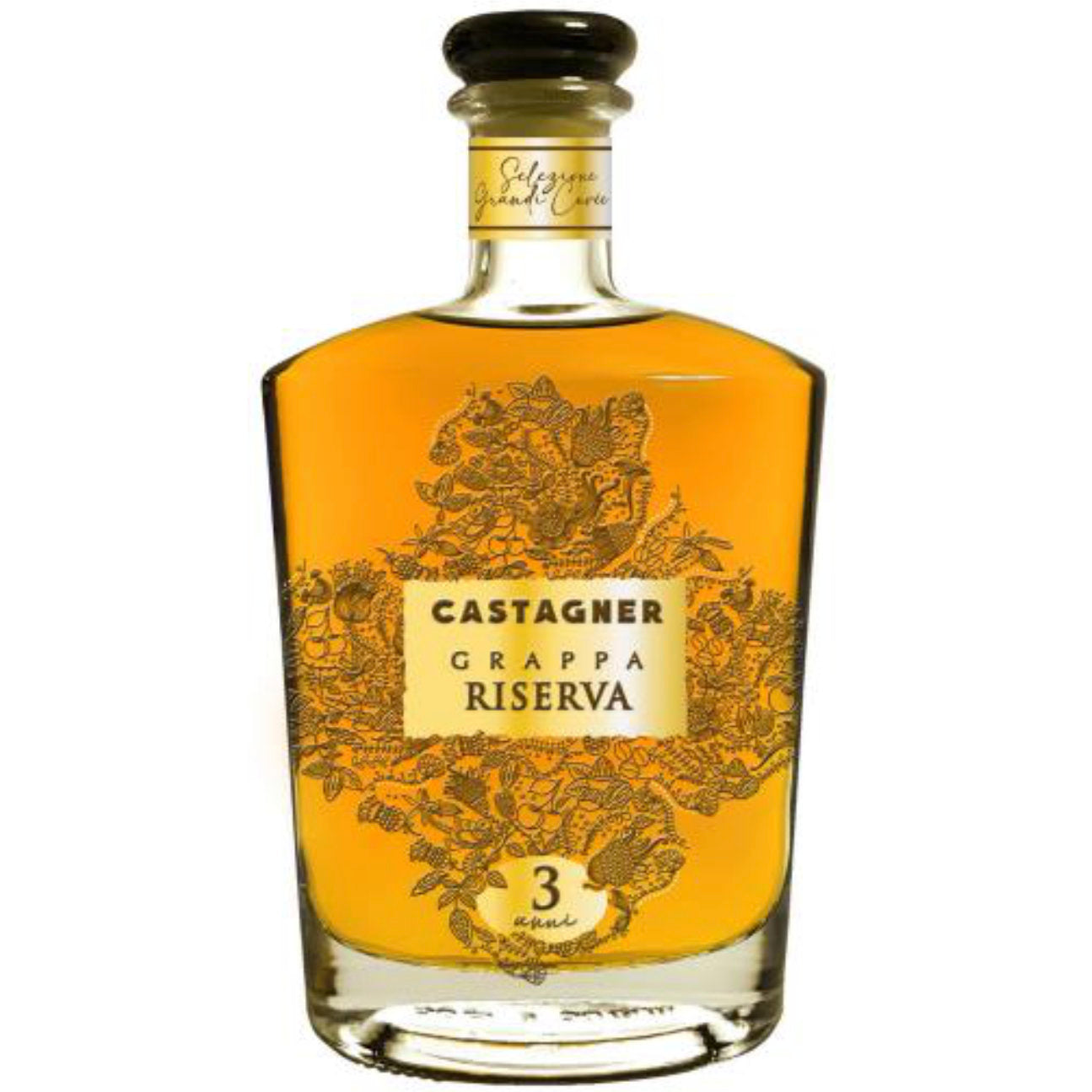 Flasche Castagner Grappa Riserva 3 Jahre aöt