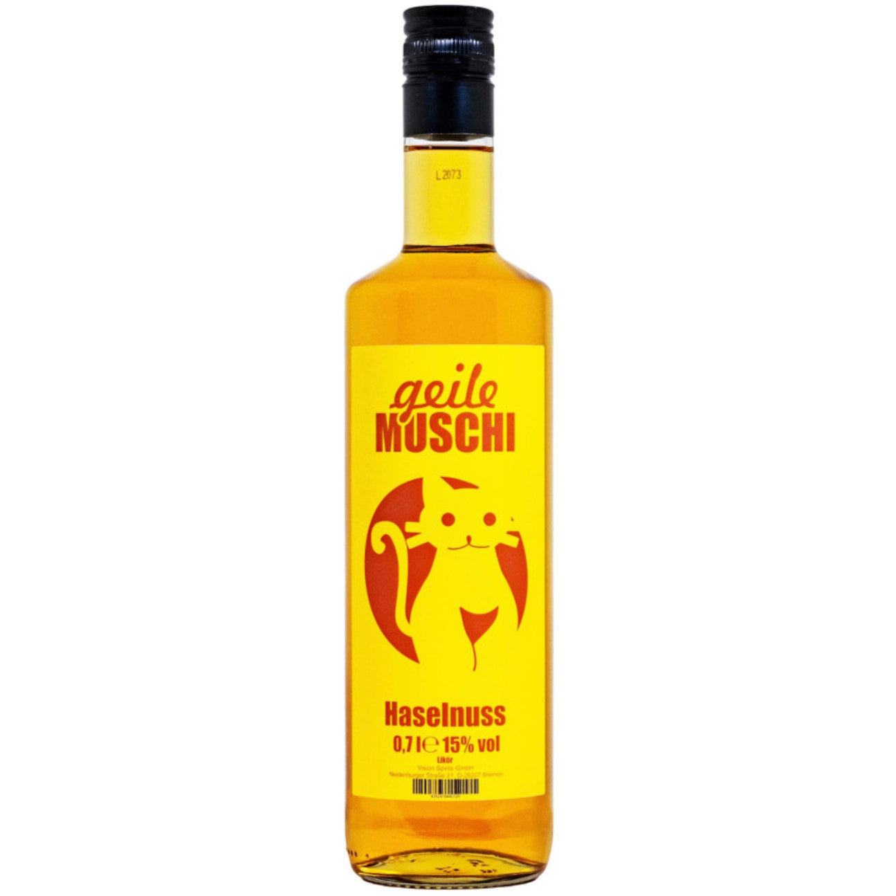 🌰 Geile Muschi Haselnuss – Nusslikör mit feiner Röstaromatik 15% vol. 0,7l