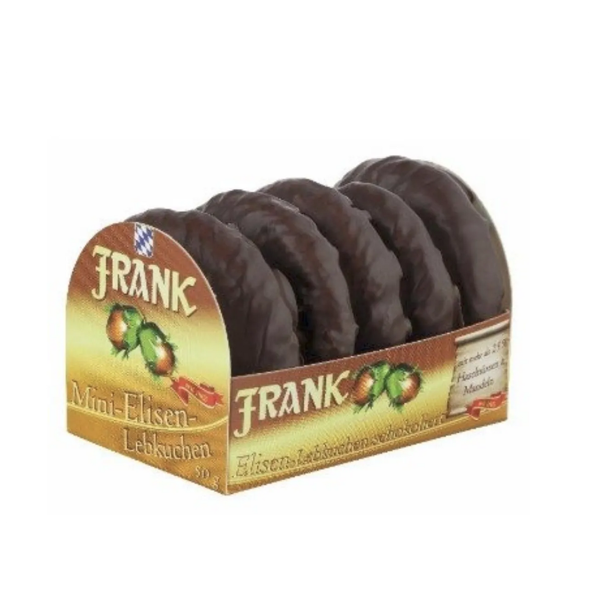 Mini Schokoladen-Elisen-Lebkuchen, 5 Stück, 50 g