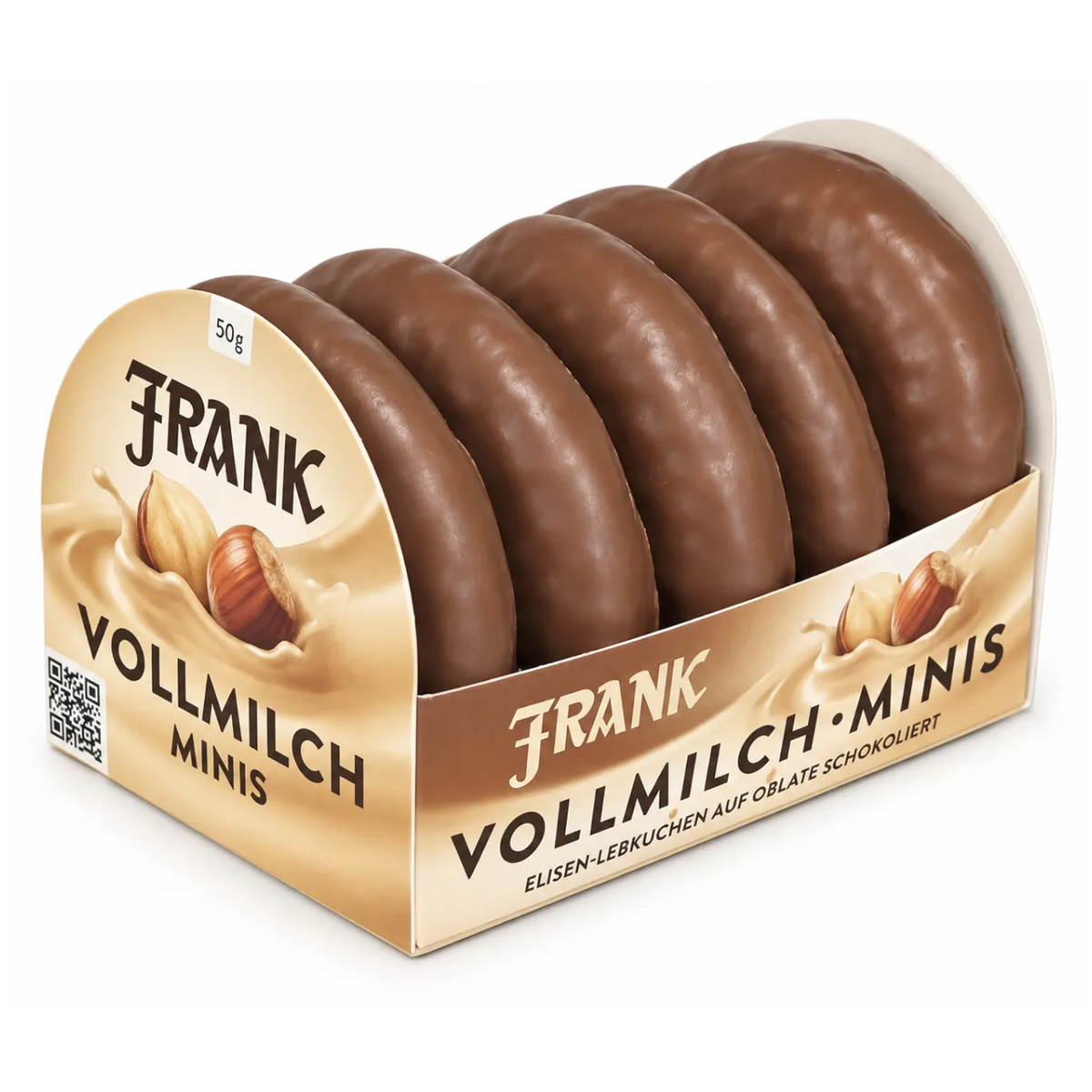 Mini Elisen-Lebkuchen Vollmilchschokolade, 5 Stück, 50 g