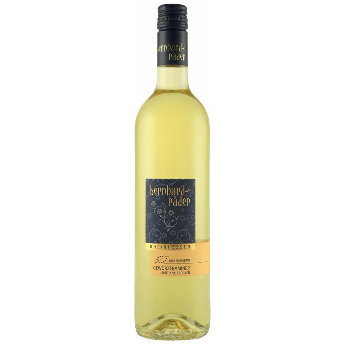 Bernhard Räder Ober-Flörsheimer Gewürztraminer Spätlese trocken Weißwein 0,75 l trynk.de