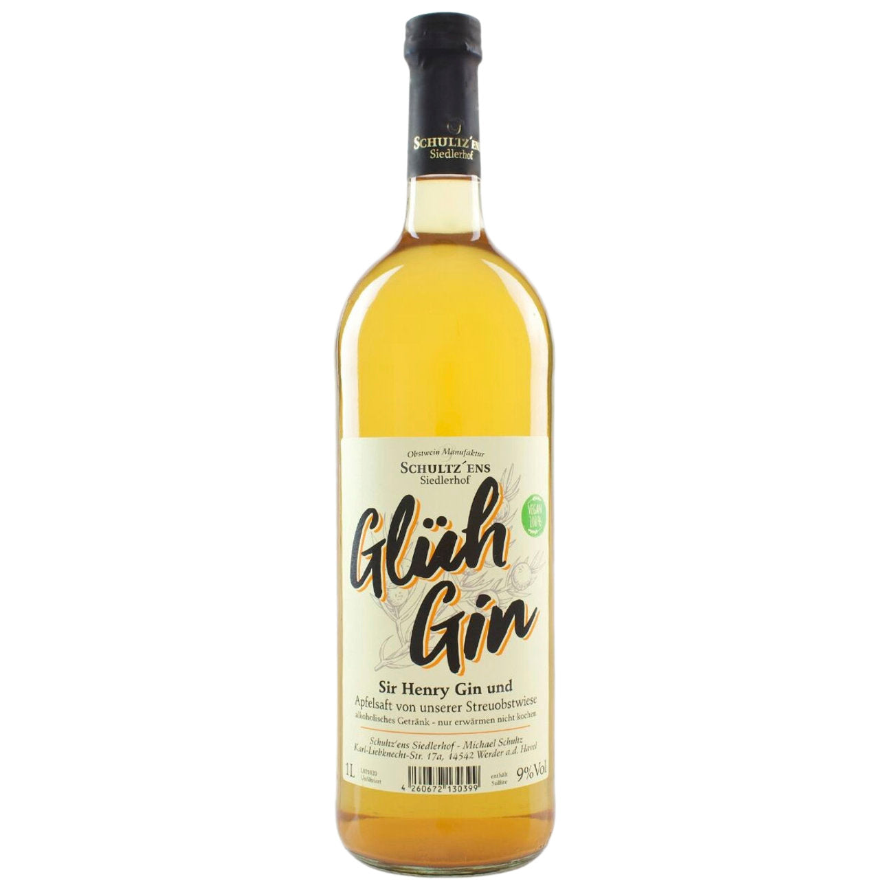 Glina Winterfeuer Glühgin 9% vol. 1l