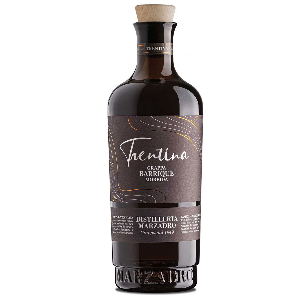 Marzadro La Trentina - Grappa Invecchiata Morbida Barrique 41% vol. 0,20l