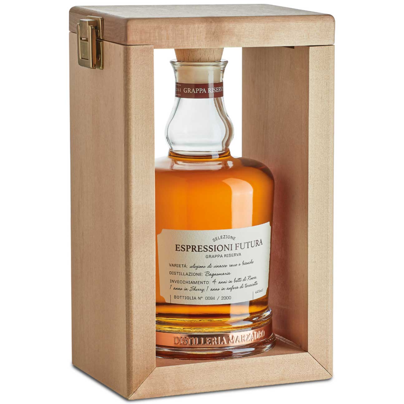 Marzadro Grappa Espressioni Futura 2022 46% vol. 0,7l