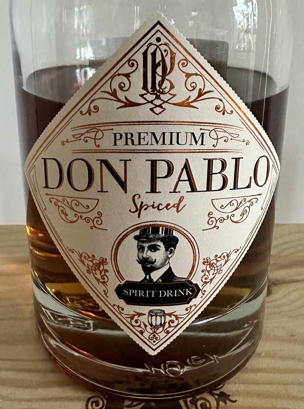 Etikett vom Don Pablo Rum