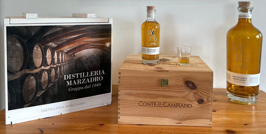 Verkostungsnotiz Marzadro Grappa Le Diciotto Lune 41% von trynk GmbH durchgeführt