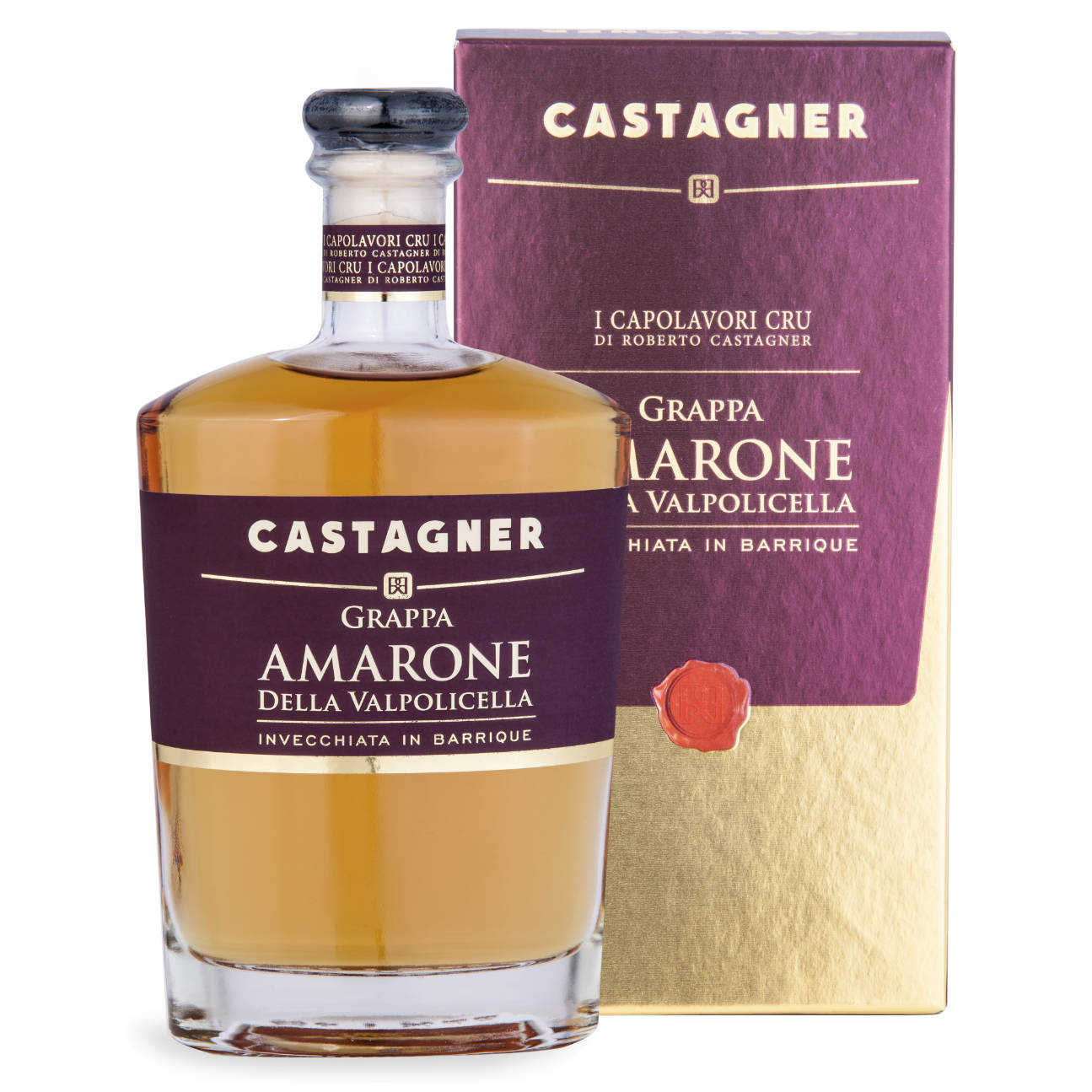 Castagner Grappa Terroir & Barrique: Brunello- meets Amarone Edition 40% vol. 2x0,5l