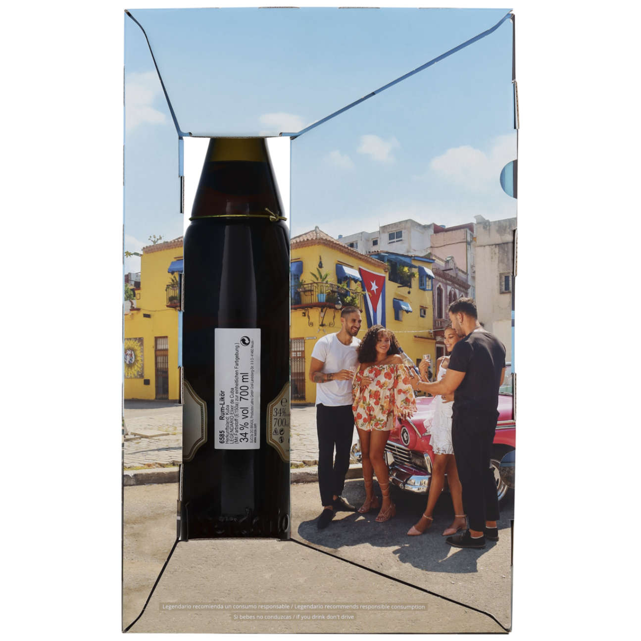 Legendario Elixir de Cuba 7 Jahre in GP mit 2x Shotgläser 34% vol. 0,7l
