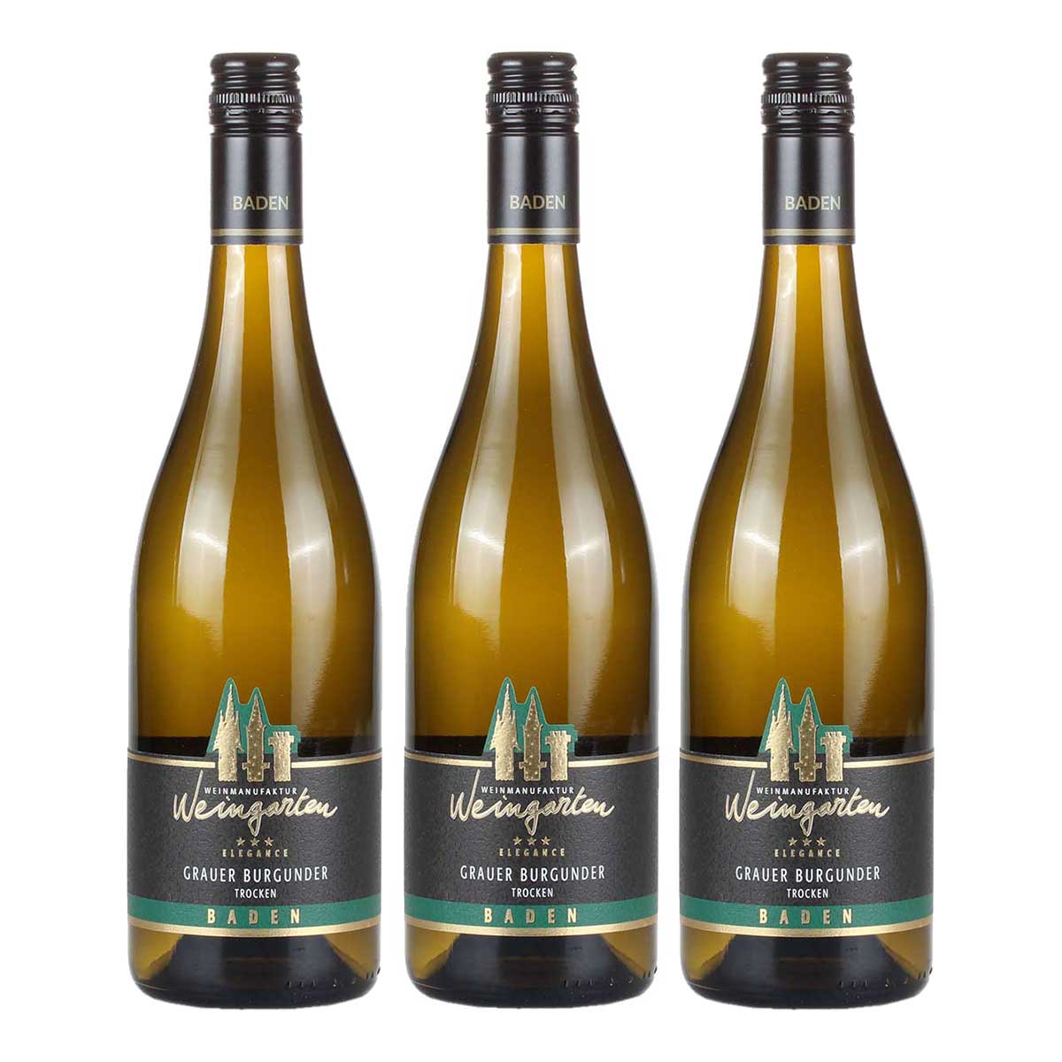 Weinmanufaktur Weingarten Grauer Burgunder Elegance 12,5% vol. 0,75l