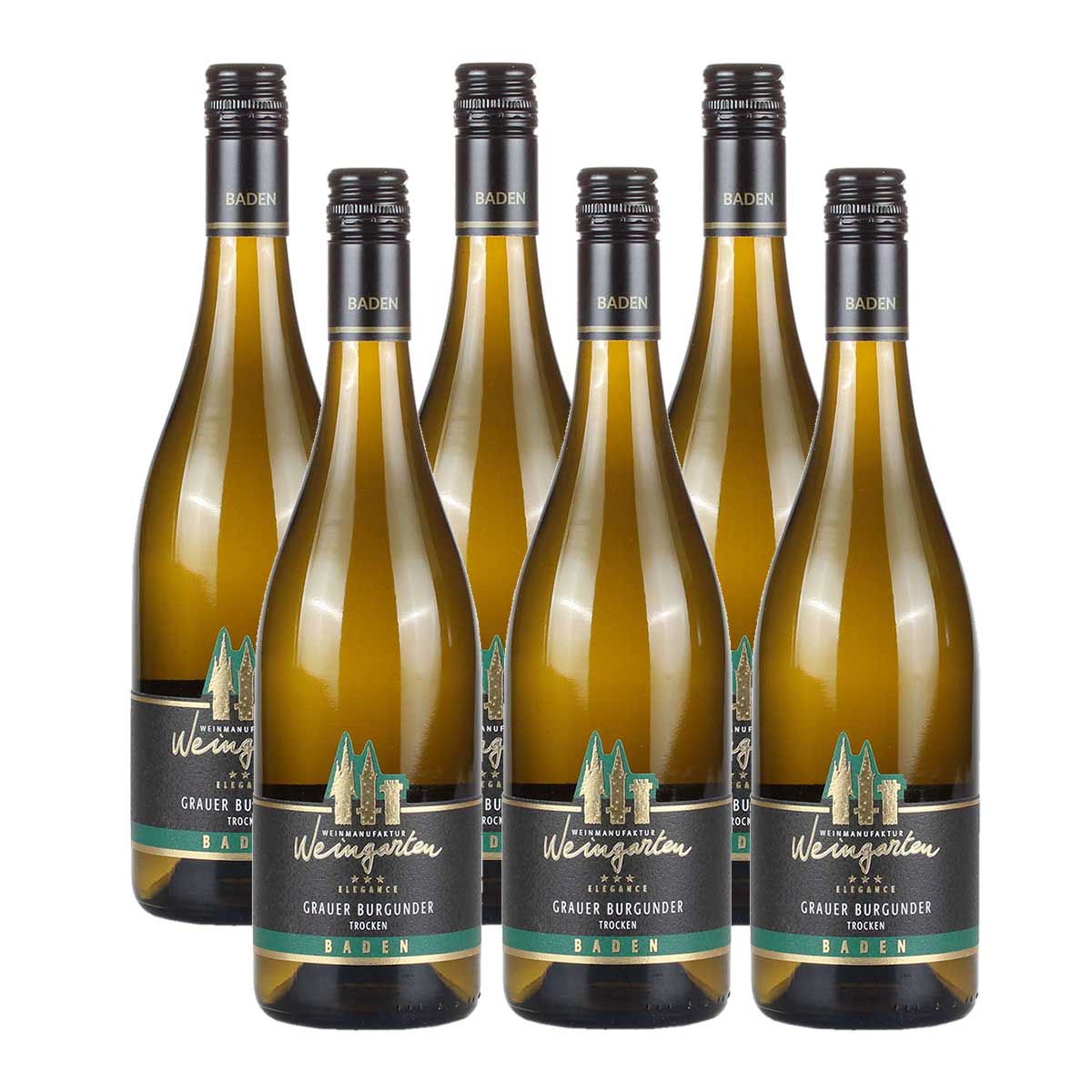 Weinmanufaktur Weingarten Grauer Burgunder Elegance 12,5% vol. 0,75l