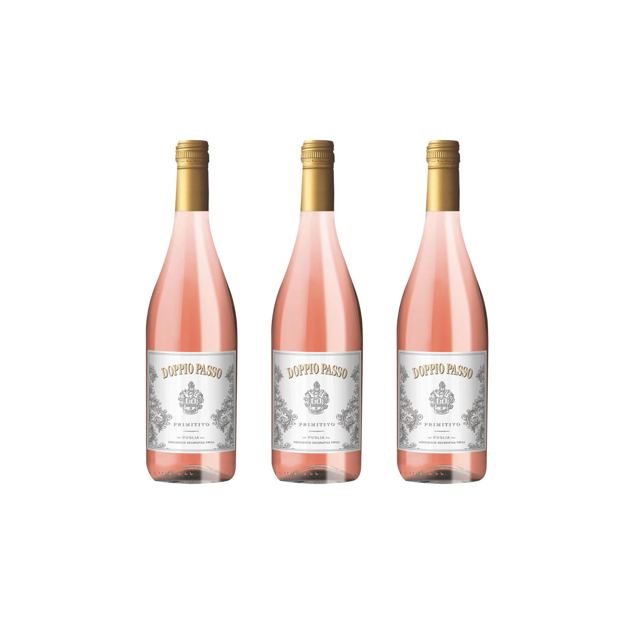 Doppio Passo Primitivo Rosato Puglia IGT Roséwein 12% vol. 0,75l