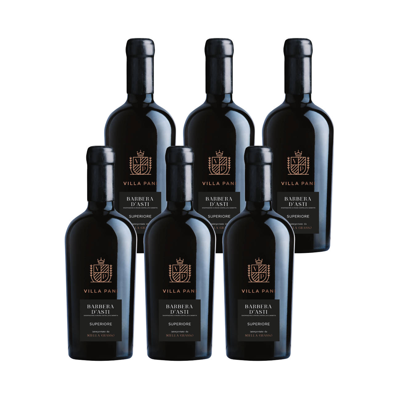 Villa Pani Barbera d‘Asti Superiore DOCG Rotwein 14% vol. 0,75l