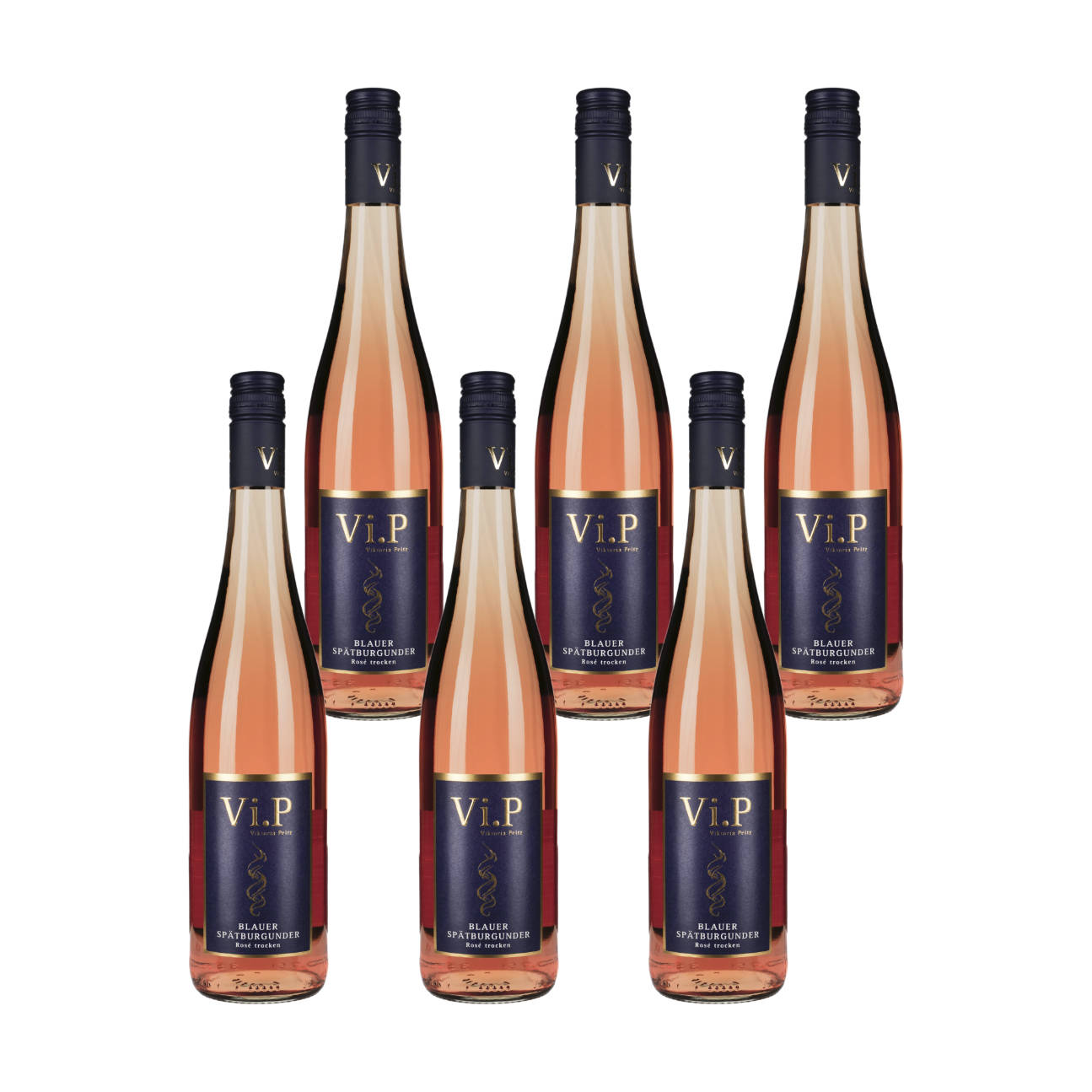 Viktoria Peitz Blauer Spätburgunder Rosé trocken 0,75l – 6 Flaschen