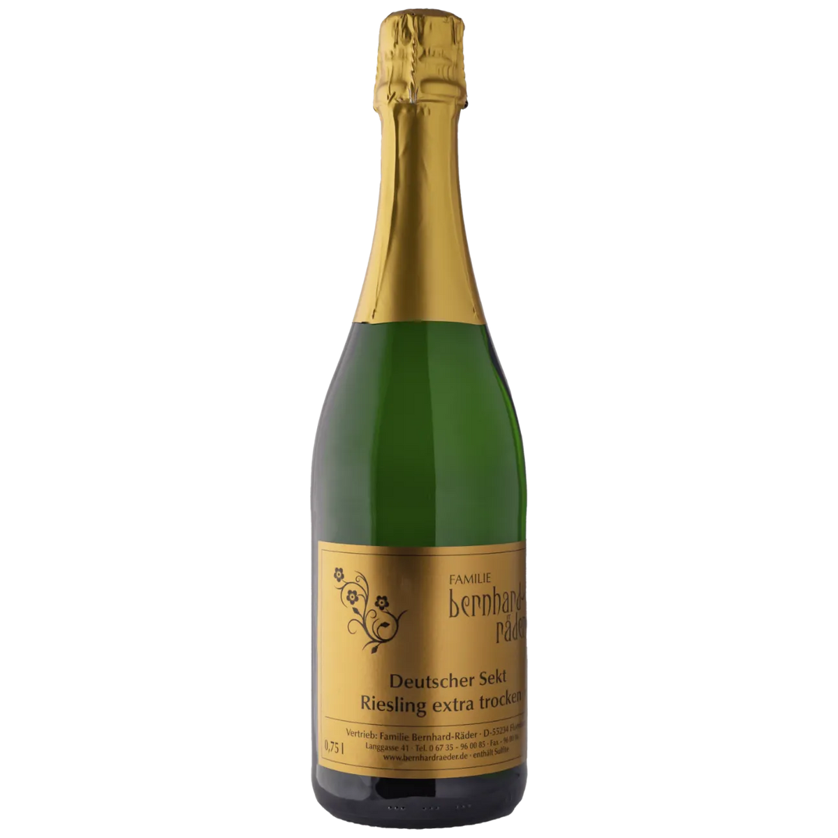 Bernhard-Räder Riesling Sekt extra trocken 0,75l | trynk.de