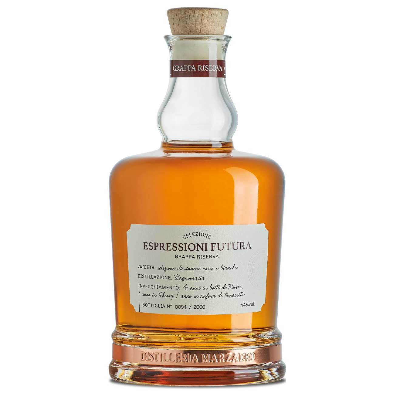 Marzadro Grappa Espressioni Futura 2024 45% vol. 0,7l