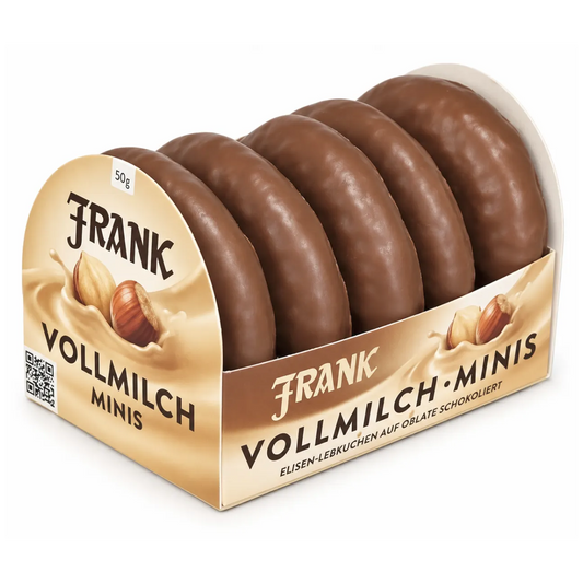 Mini Elisen-Lebkuchen Vollmilchschokolade, 5 Stück, 50 g