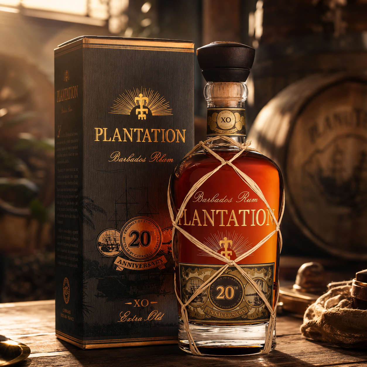 Plantation Rum Barbados XO 20th Anniversary 0,7l in Geschenkverpackung