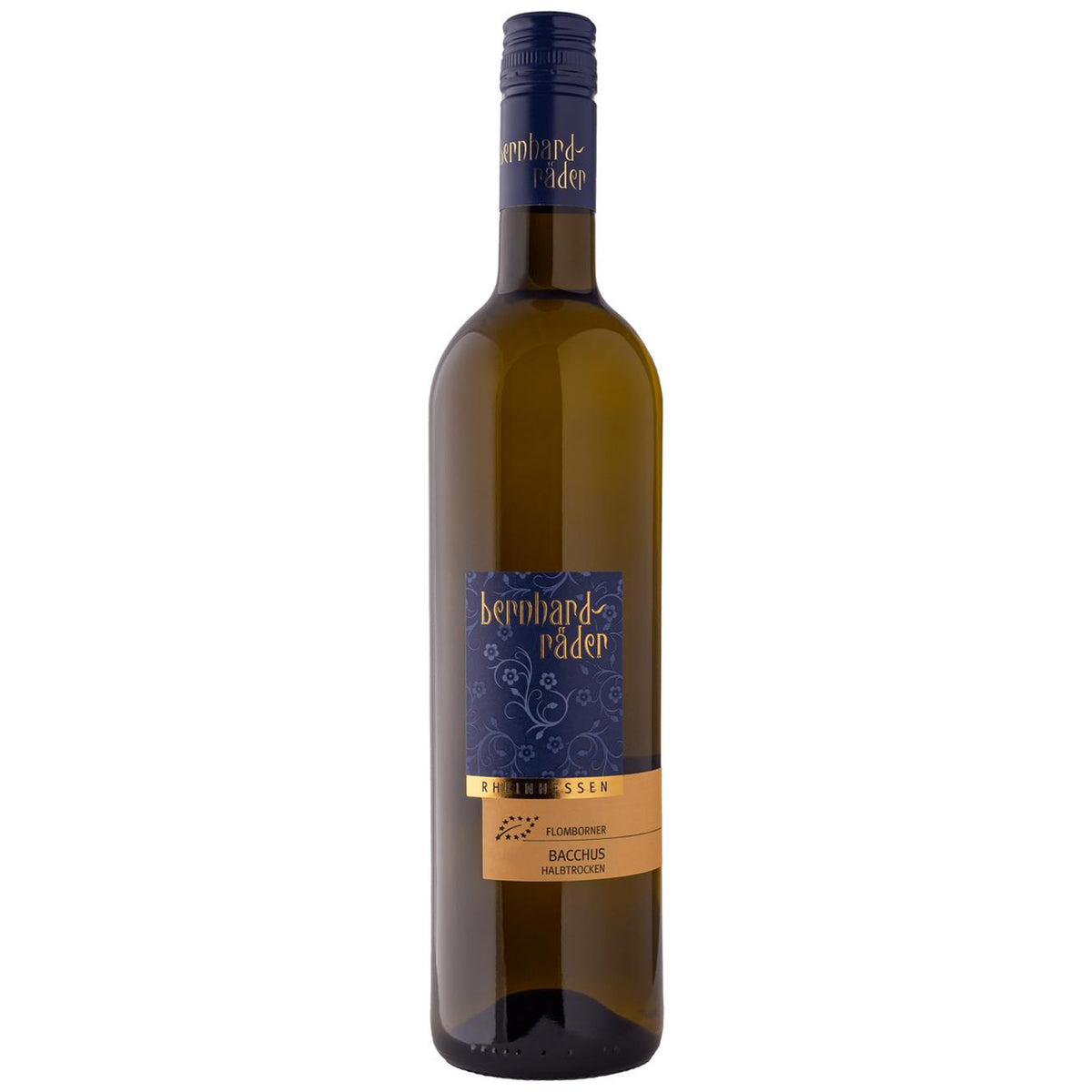 Bernhard Räder Flomborner Bacchus halbtrocken Weißwein 0,75 l trynk.de