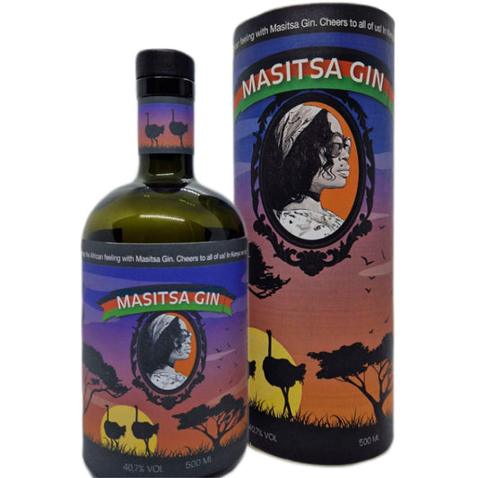 T. Sonthi Masitsa Premium Gin No 2 40,7% vol 0,5l in Geschenkverpackung