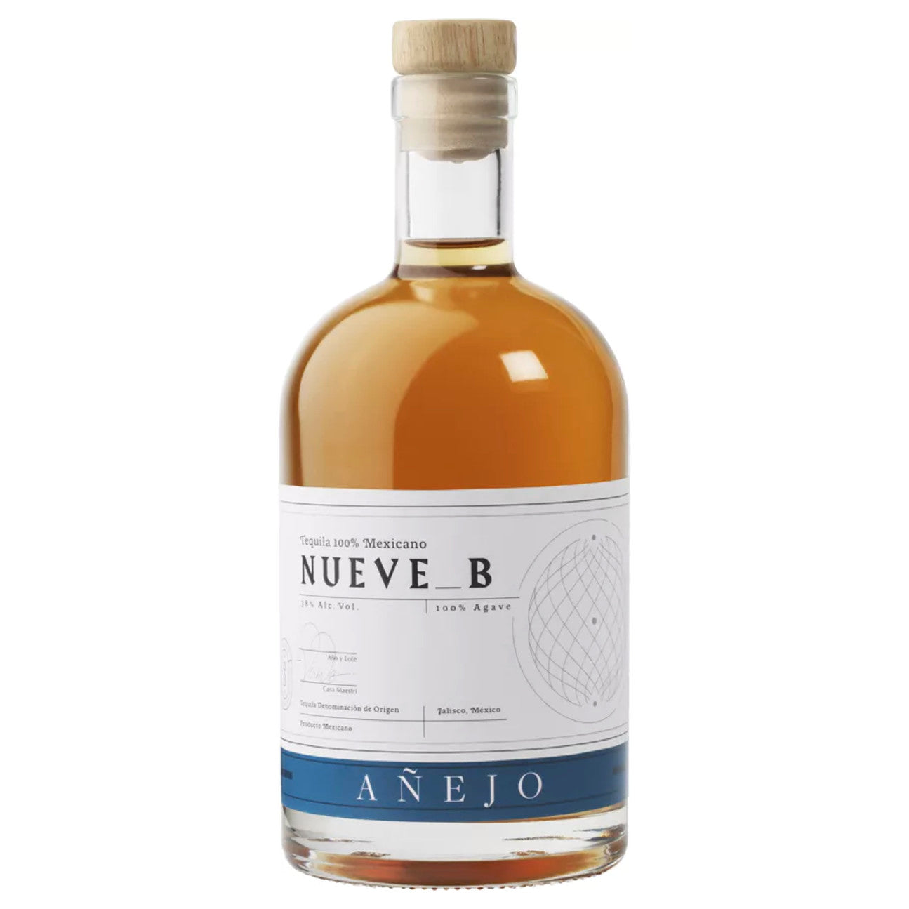 Tequila Nueve B Añejo 38% vol. 0,7l