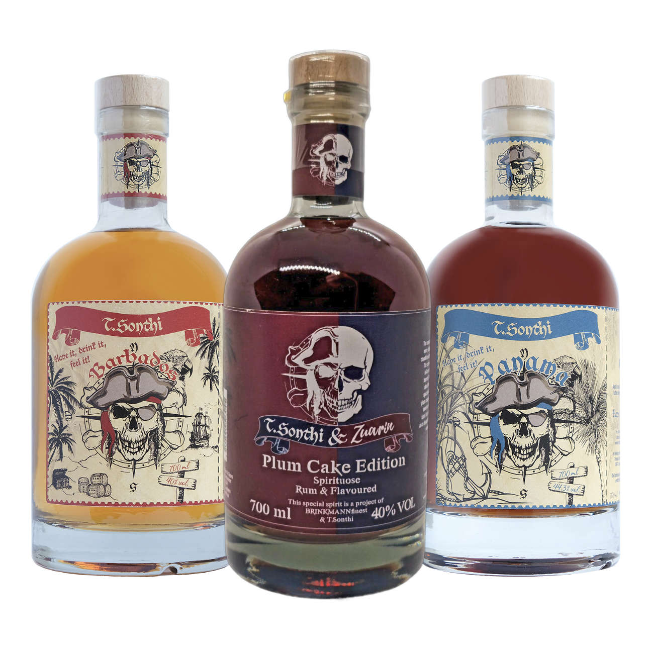 T. Sonthi Collection - The Caribbean Rum Journey 40% vol. 3x0,7l
