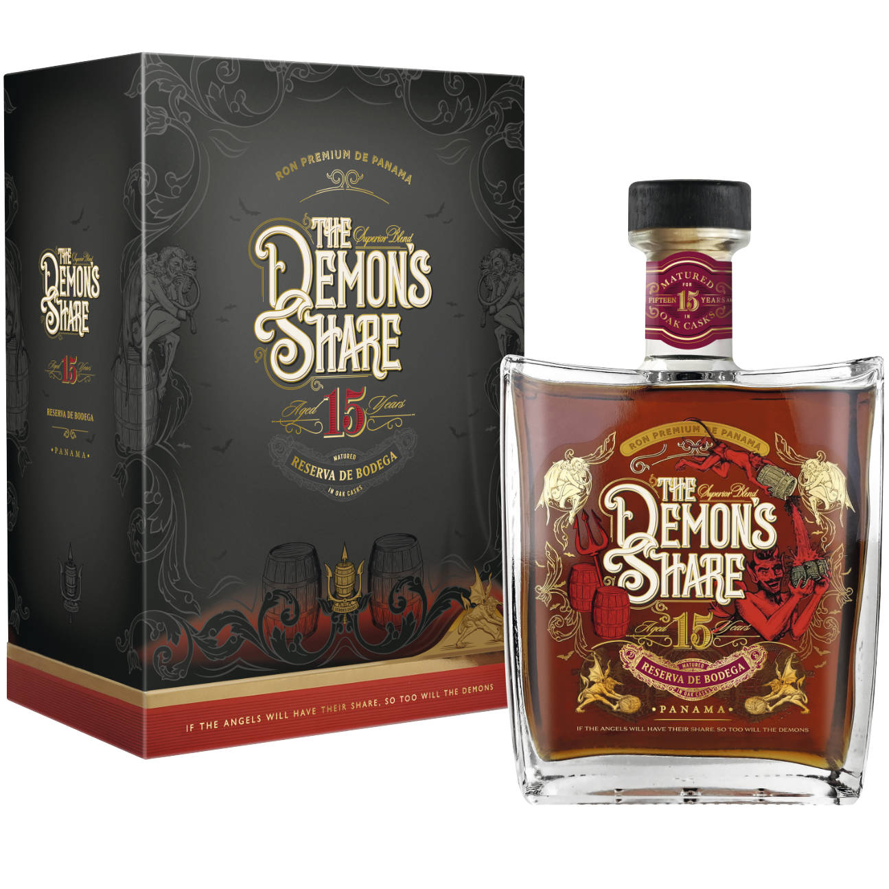 The Demons Share Rum 15 Jahre gereift 43% vol. 0,7l in edler Geschenkbox
