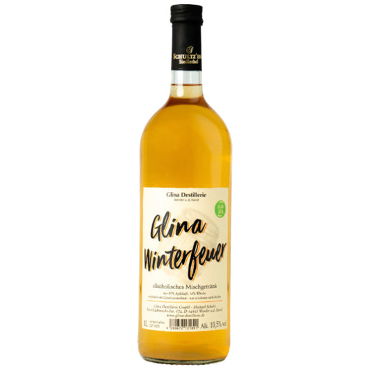 Glina Winterfeuer 10,5% vol. 1l - Winterpunsch aus Apfelsaft & Whisky