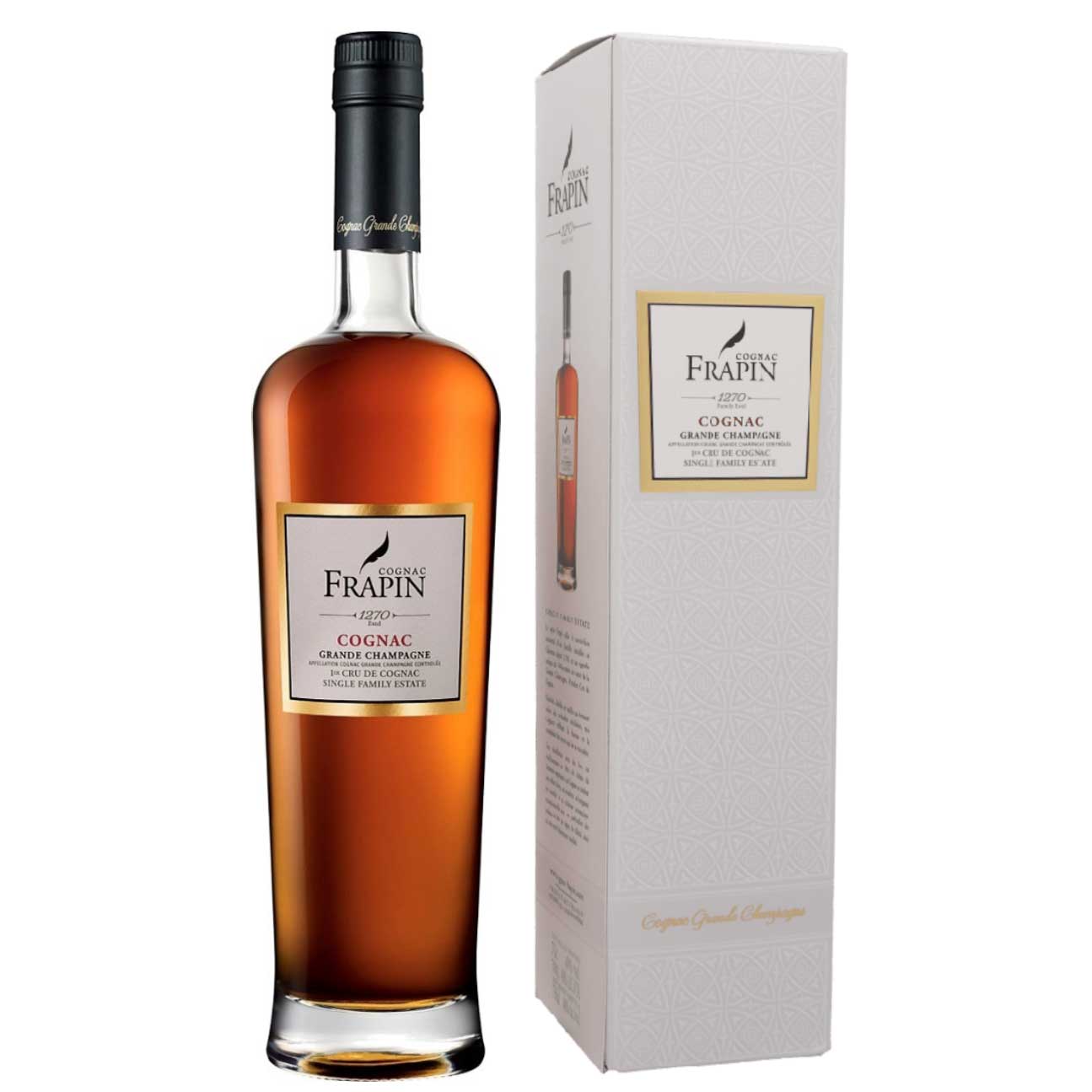 Cognac Frapin 1270 Premier Cru 40% vol. 0,70l in Geschenkverpackung