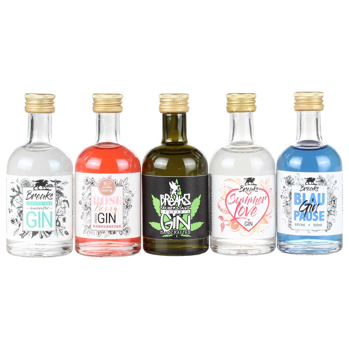 Breaks - Fächerstadt Dry Gin Tasting Box 42-44% vol. Box 1